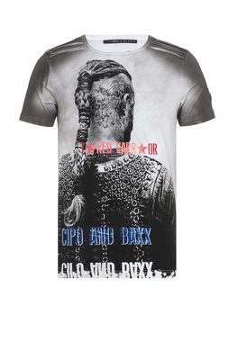 Cipo & Baxx T-Shirt mit Allover Print