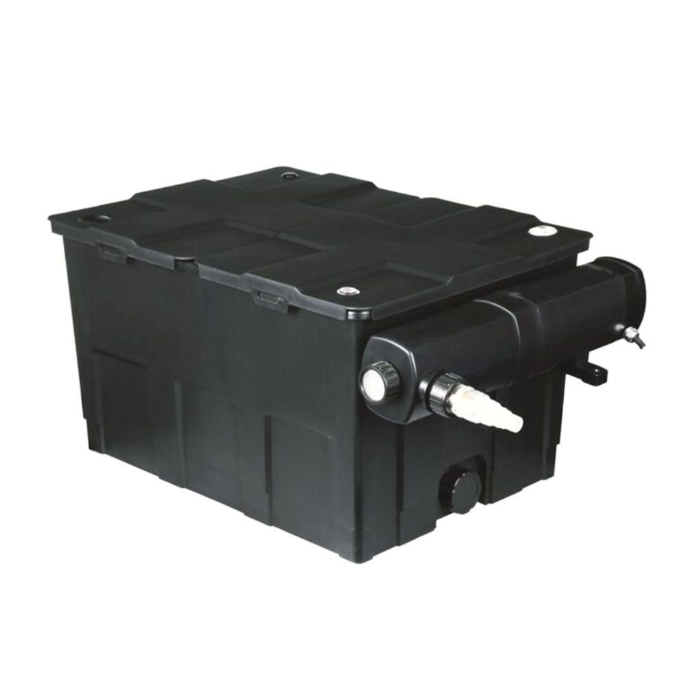 Aquaone Teichfilter AquaOne CBF 550 Bio Teichfilter 60.000l Filter Teichpumpe Bachlauf Filtersystem Pond Durchlauffilter Filterschwamm Gartenteich