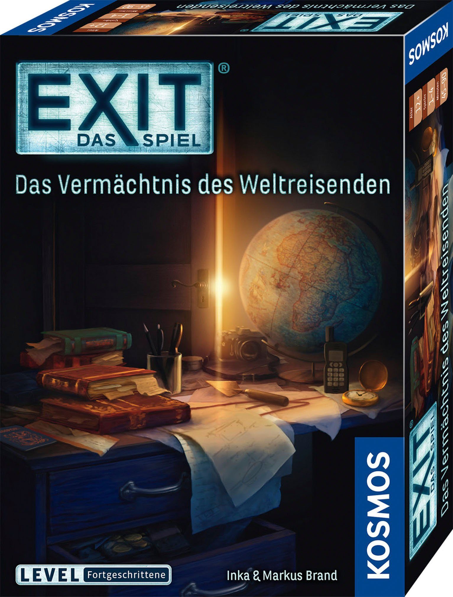 Kosmos Spiel, Rätselspiel EXIT, Das Spiel, Das Vermächtnis des Weltreisenden, Made in Germany