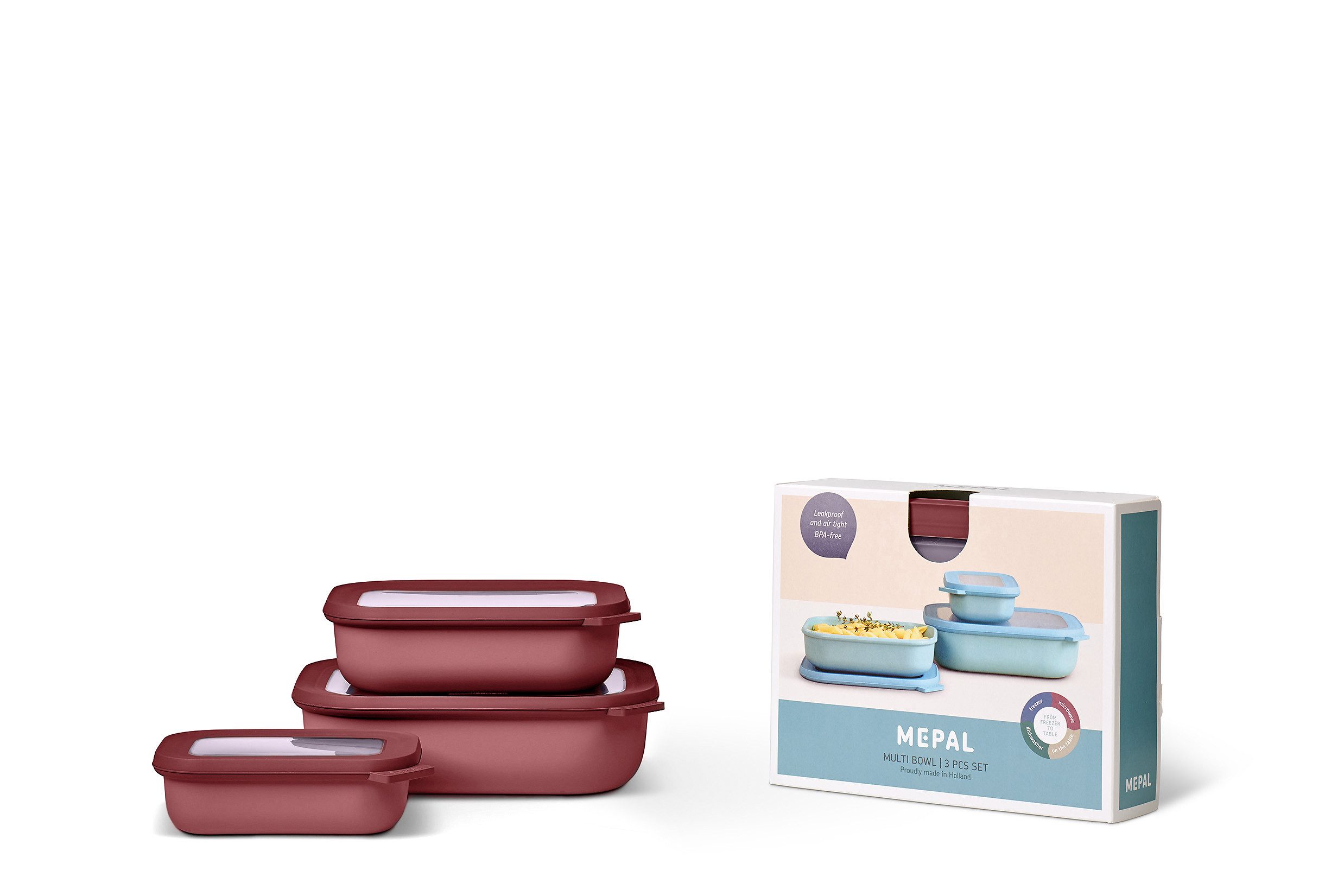 Mepal Aufbewahrungsbox Mepal Cirqula 3.5 l Mikrowellengeschir - Vivid mauve