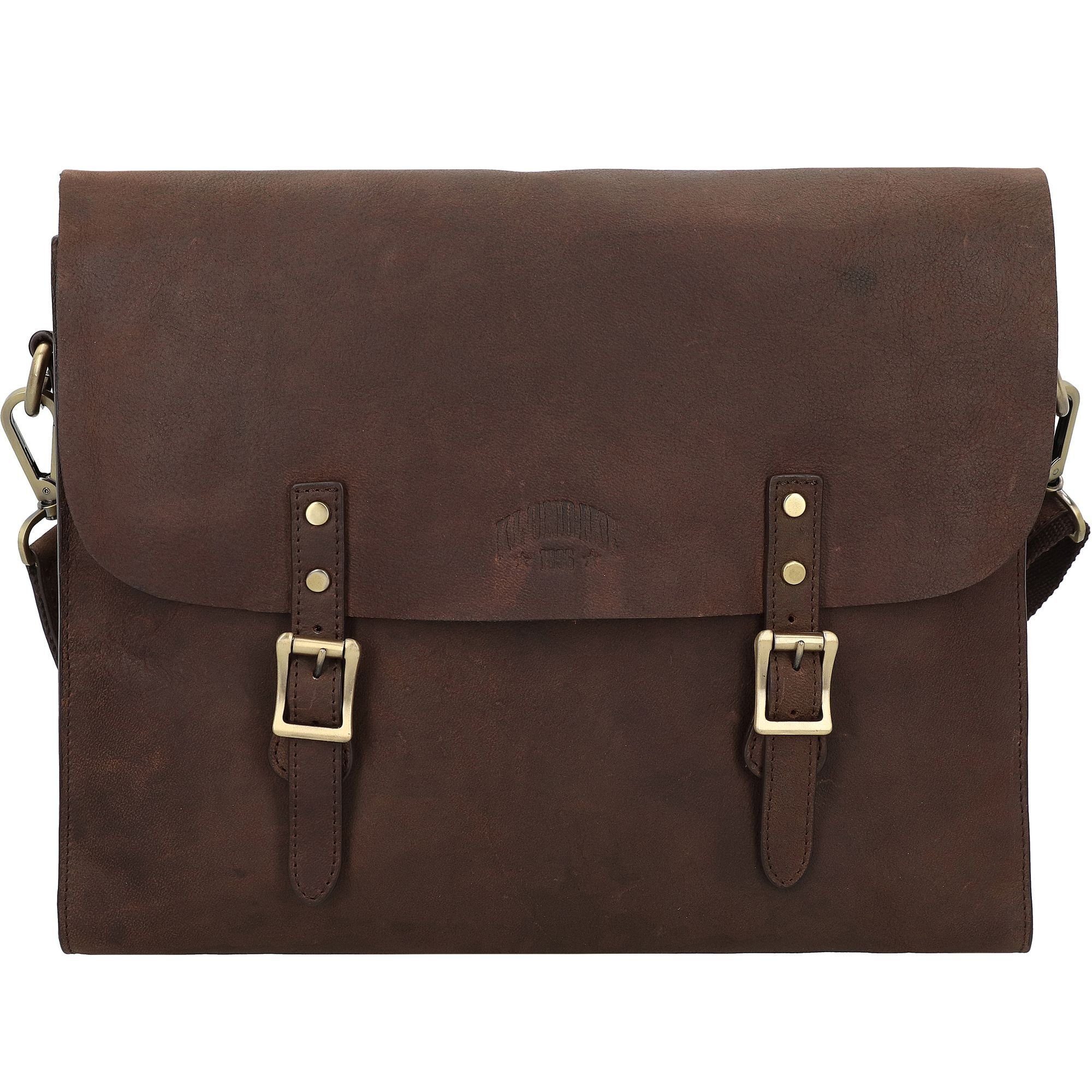 Klondike 1896 Messenger Bag Brett, Leder