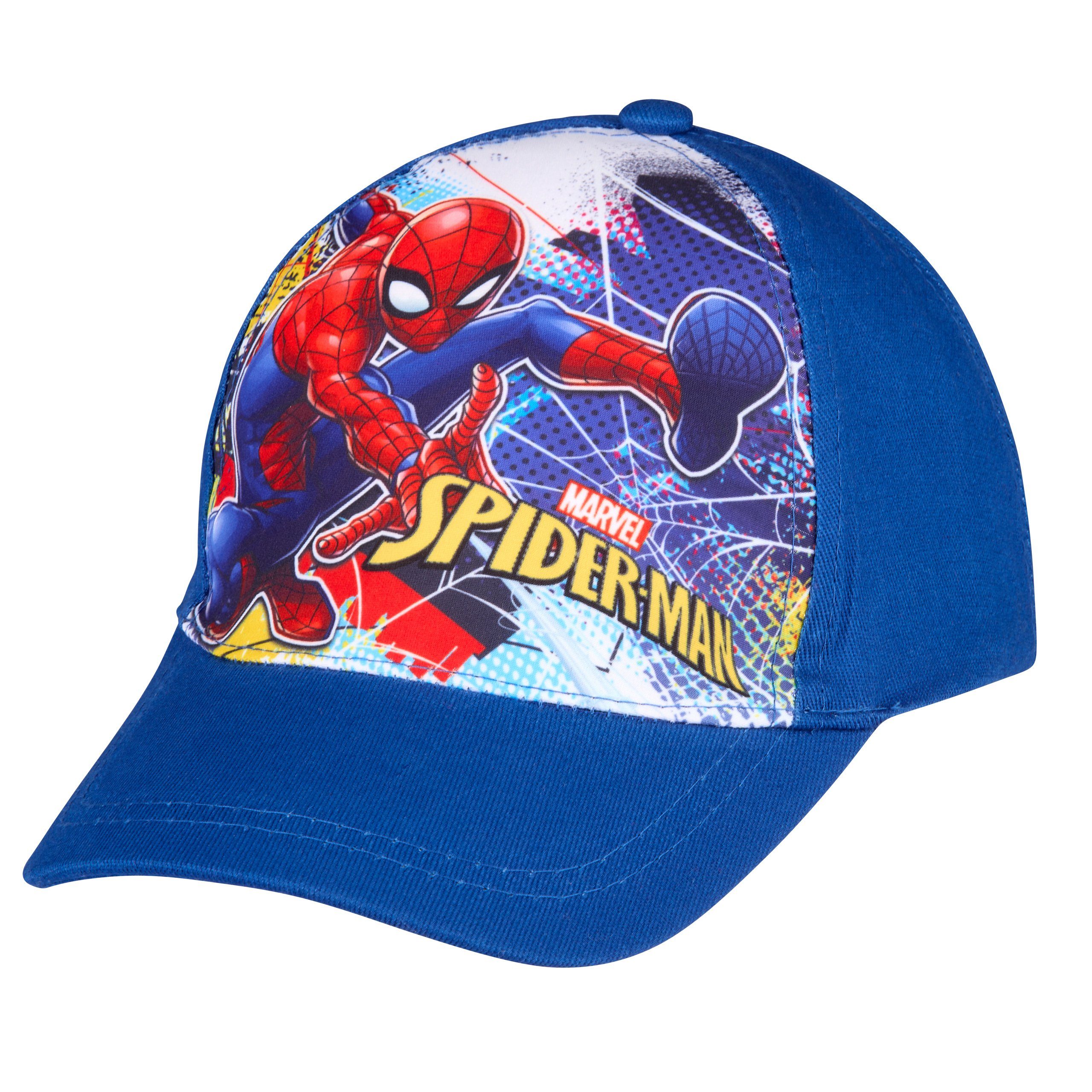 Spiderman Baseball Cap Spiderman Baseball Cap für Kinder Blau