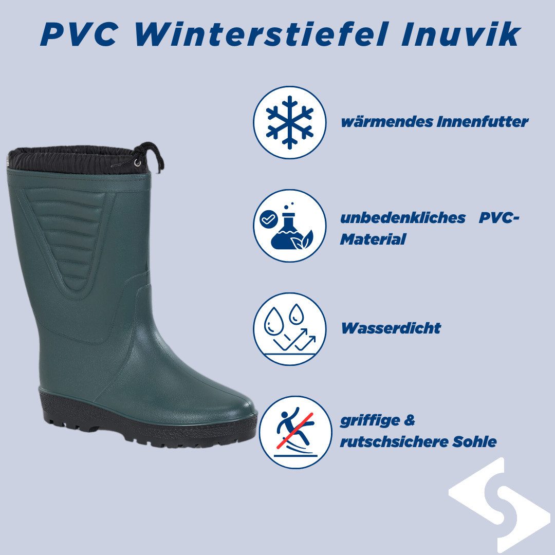 SCHEIBLER WORKWEAR Inuvik Gummistiefel warm gefüttert und wasserdicht günstig online kaufen