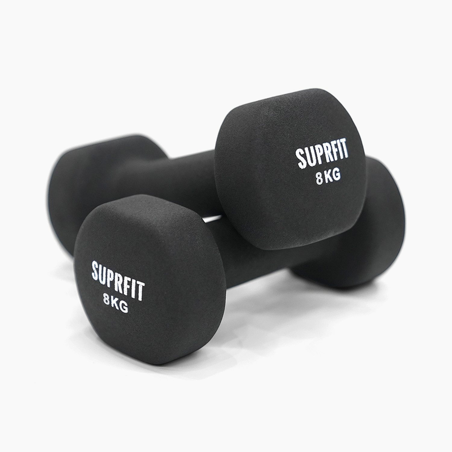 SF SUPRFIT Kurzhantel Suprfit Vinyl Gymnastikhanteln, (Paar, 0,5 - 10 Kg), Ideal für Krafttraining, Jogging, Yoga und Pilates.