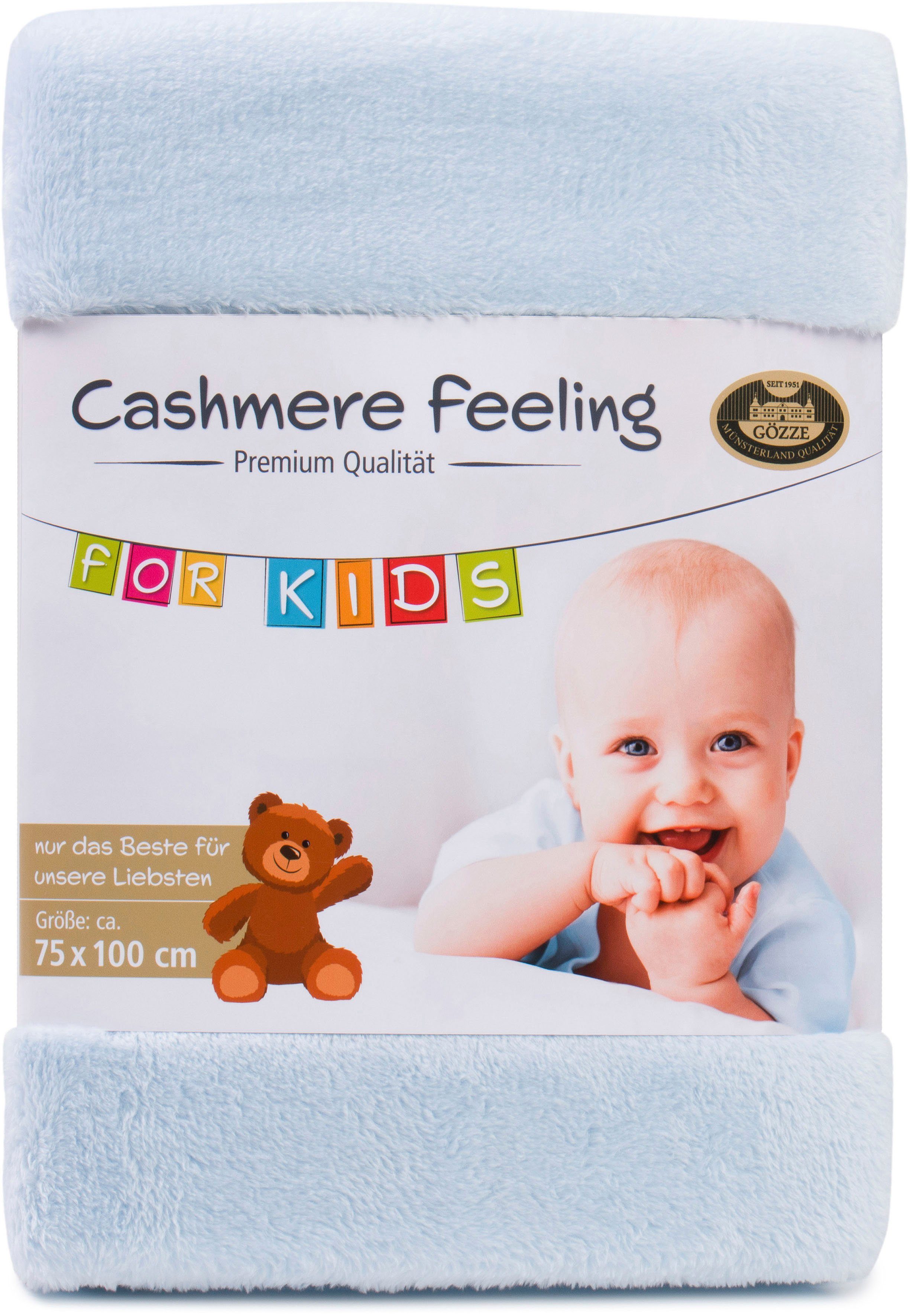 Kinderdecke Premium Cashmerefeeling, Gözze, kuschelig warm