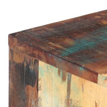 möbelando Schreibtisch 3003943 (LxBxH: 118x48x75 cm), aus Recyceltes Massivholz mit gemischtem Finish, Eisen