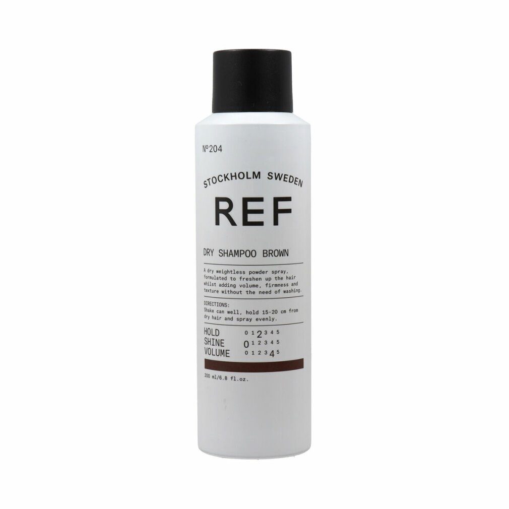 REF Haarshampoo Sampon uscat Brown No.204, Toate tipurile de par, 200ml