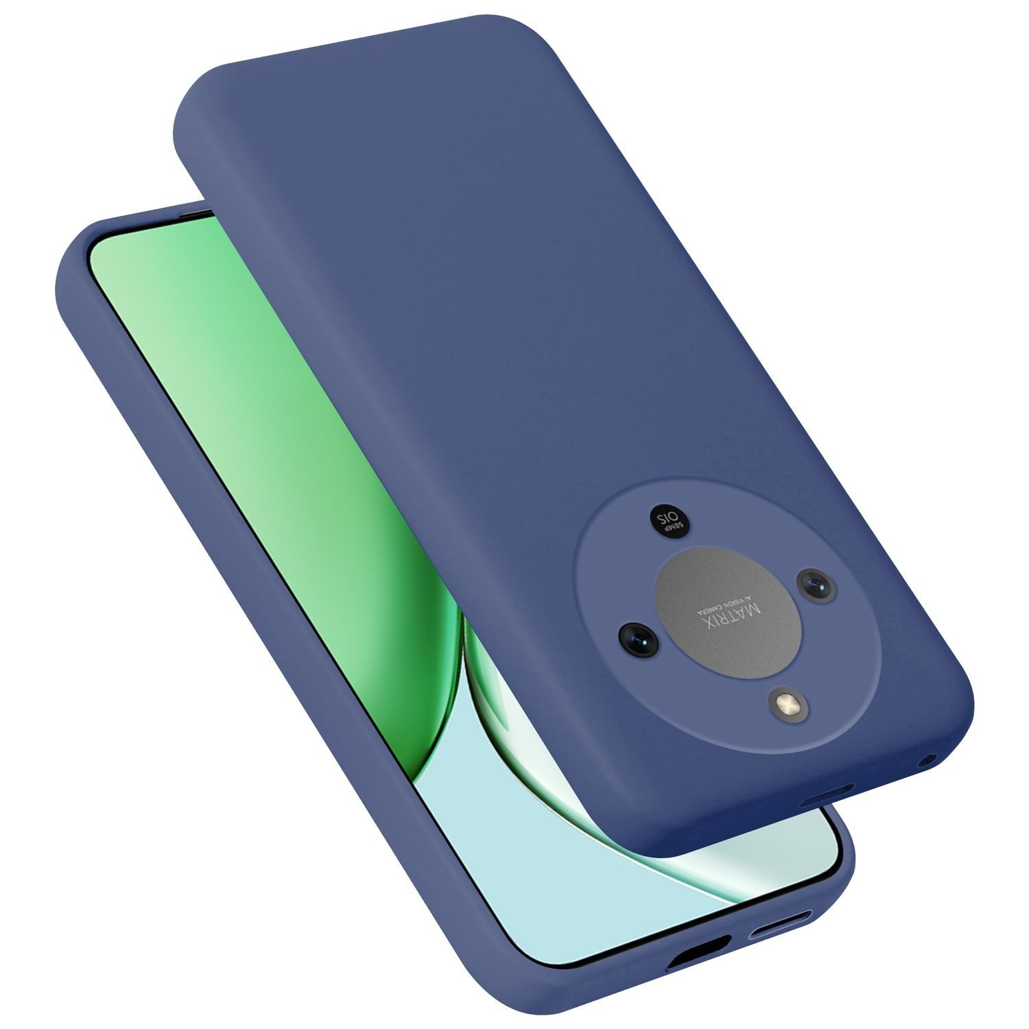 Cadorabo Handyhülle für Honor X70 Hülle Honor X70, Hülle TPU Silikon Schutzhülle Flexible Handyhülle Cover Case