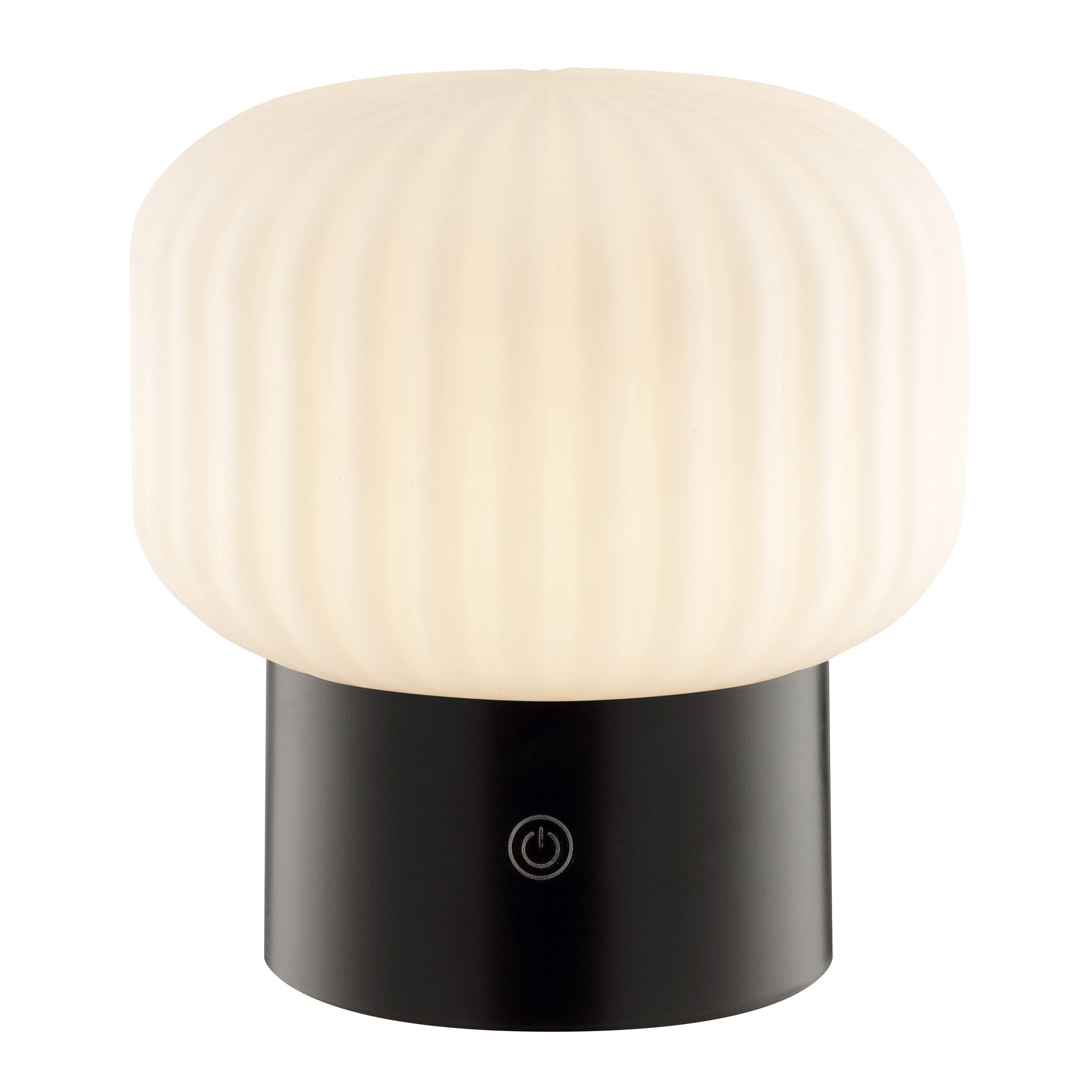 Brilliant LED Tischleuchte Sarastro, Dimmfunktion, RGB, USB-Ladefunktion, LED fest integriert, RGB, Warmweiß, Akku Leuchte, 280 lm, 2700 K, RGB, dimmbar, Wireless Charging