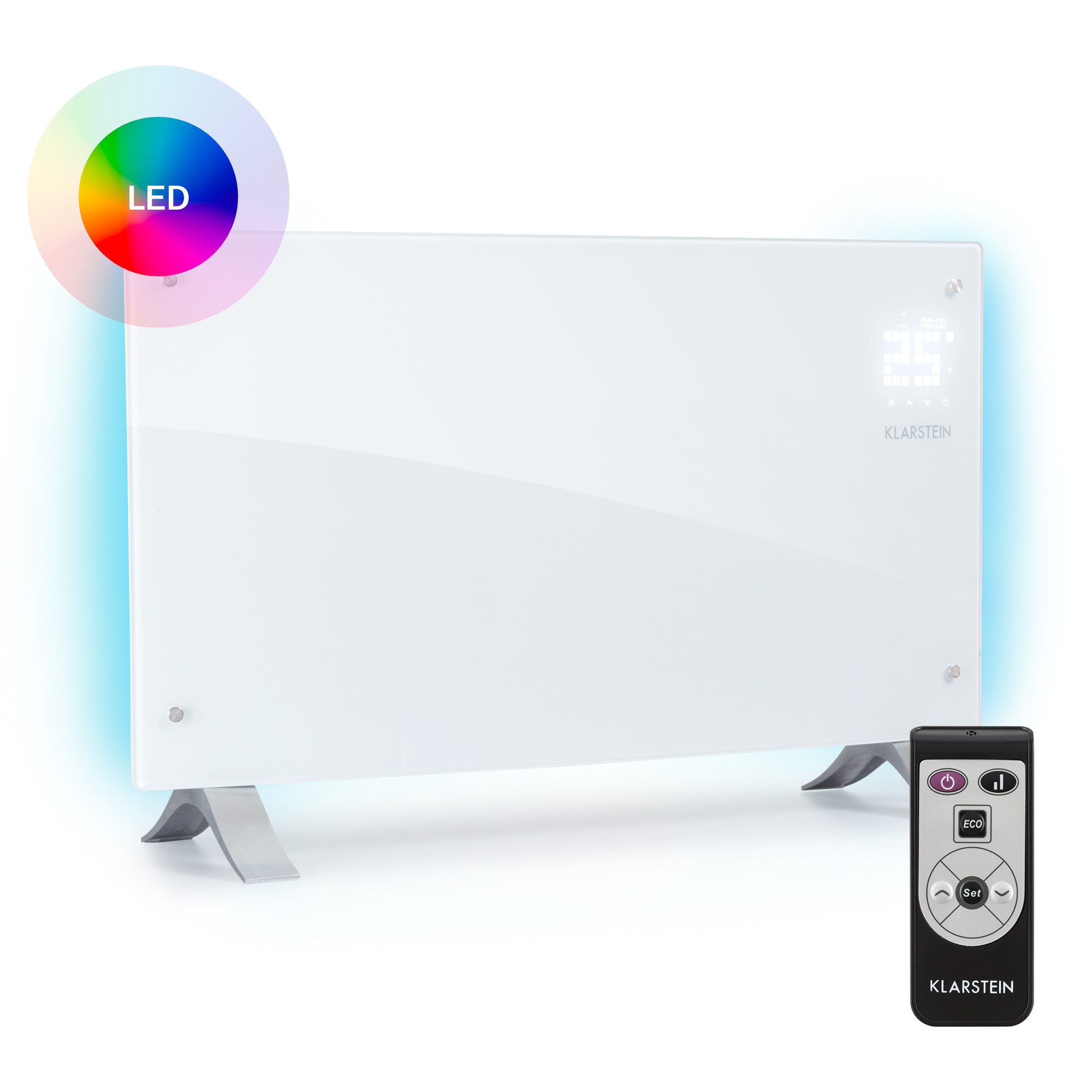 Klarstein Heizstrahler Bornholm Curved Ambient, 2000 günstig online kaufen