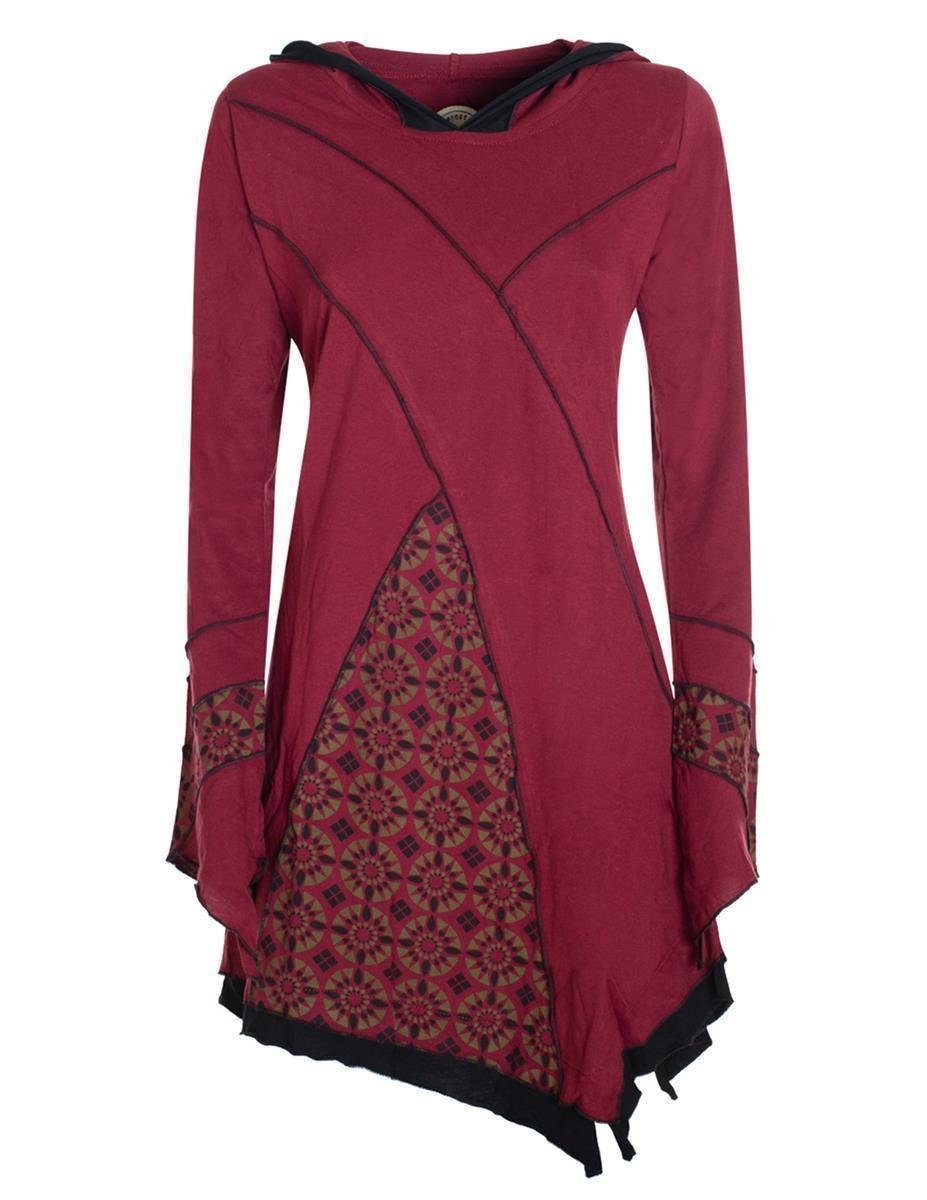 Vishes Zipfelkleid Langarm Damen Elfen Zipfelkleid günstig online kaufen