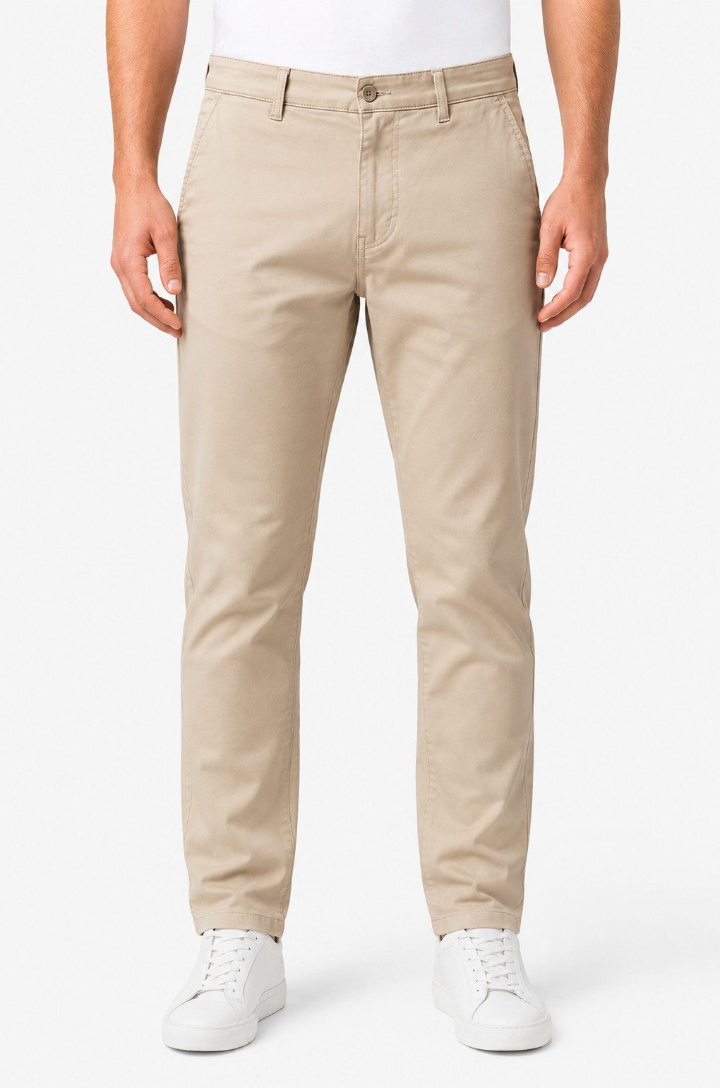 Smith & Solo Chinohose für Herren, Chino Hosen Herren mit Stretch, Modern Fit Hose Stretch-Komfort