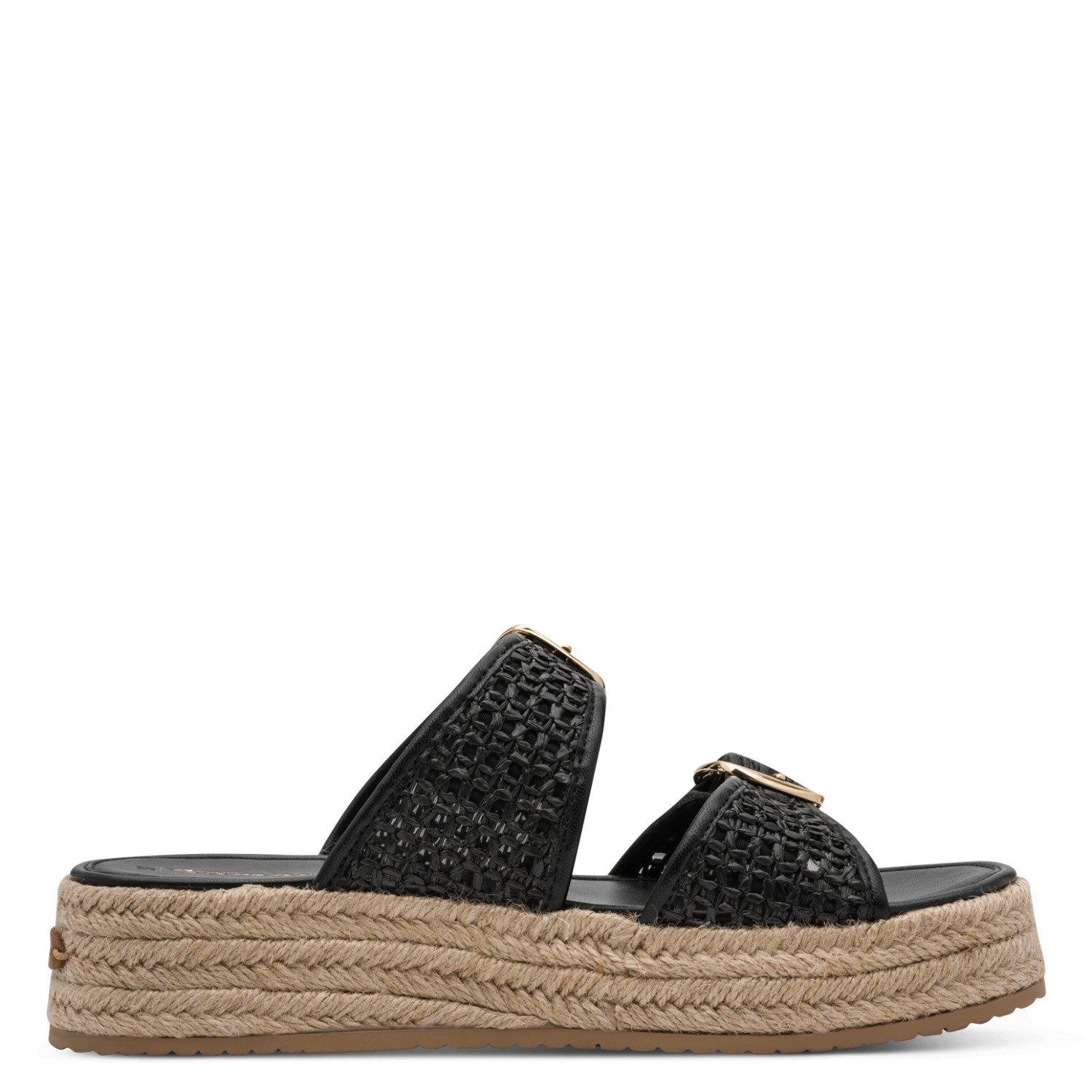 Tamaris Pantolette Plateau, Sommerschuh, Schlüpfschuh mit sommerlicher Lochung