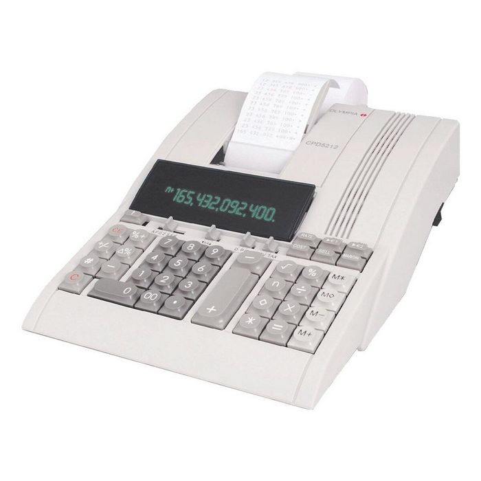 Olympia Taschenrechner »CPD-5212« mit Druckfunktion/ 2-Farbdruck