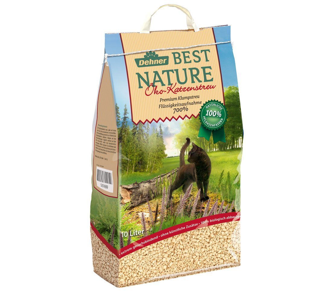 Katzenstreu Best Nature Öko Streu, klumpend, aus Pflanzenfasern