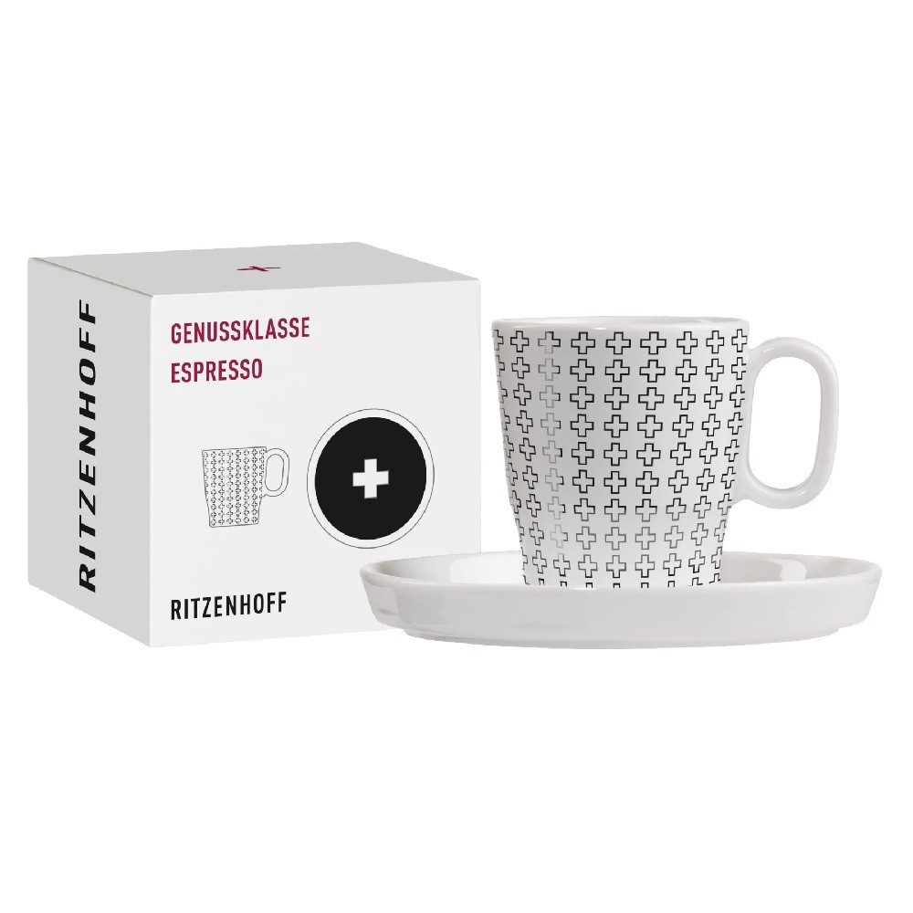 Ritzenhoff Espressotasse Ritzenhoff Genussklasse Espresso #3 C. Kordes H22, Porzellan