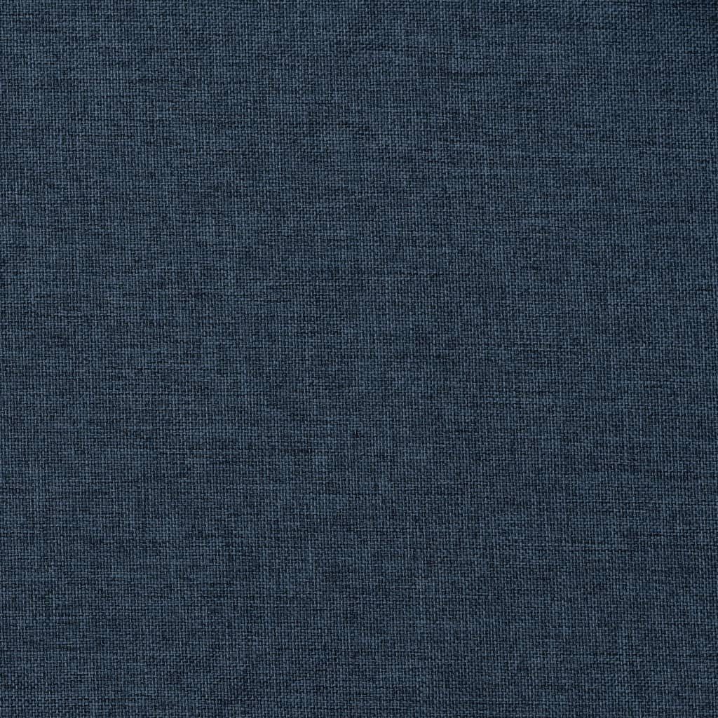 (2 cm, Blau St) Verdunkelungsvorhänge Haken Stk. Leinenoptik vidaXL, 2 140x175 Vorhang