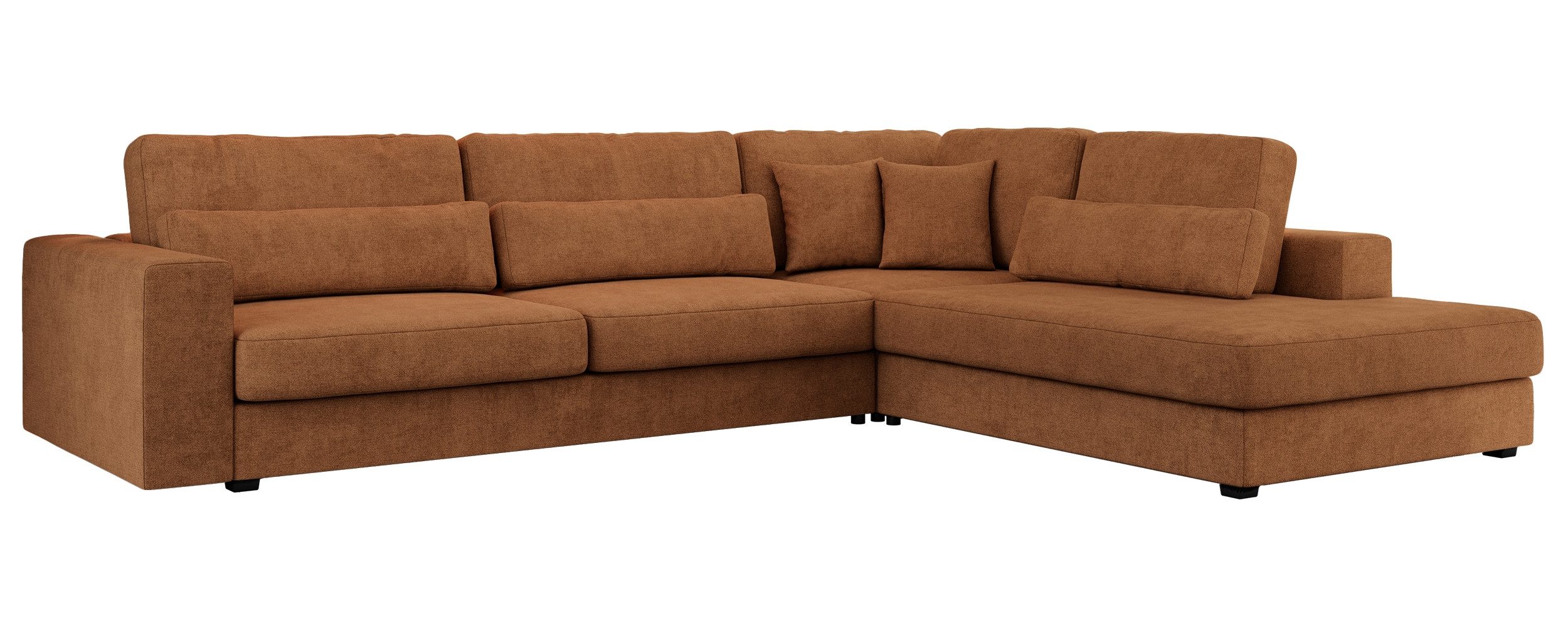 MKS MÖBEL Ecksofa SAVONA, Set, Ecksofa L-form, für Wohnzimmer, lose Kissen, günstig online kaufen