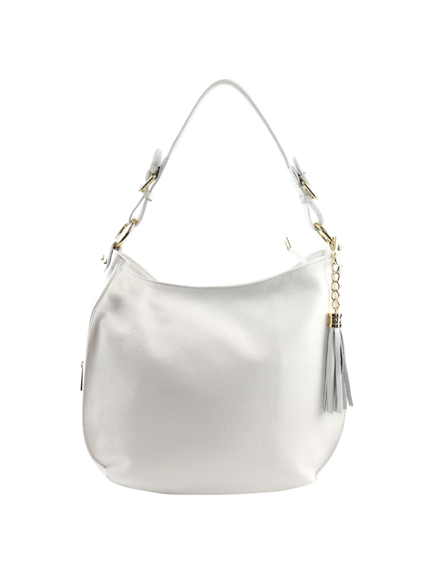 BRISE TASCHE Schultertasche Brise Milana – Hochwertige Leder Handtasche für jeden Anlass (Einzelprodukt, Kein Set im klassischen Sinn, Einzelartikel), Weiches Echtleder mit dekorativer Quaste und viel Stauraum