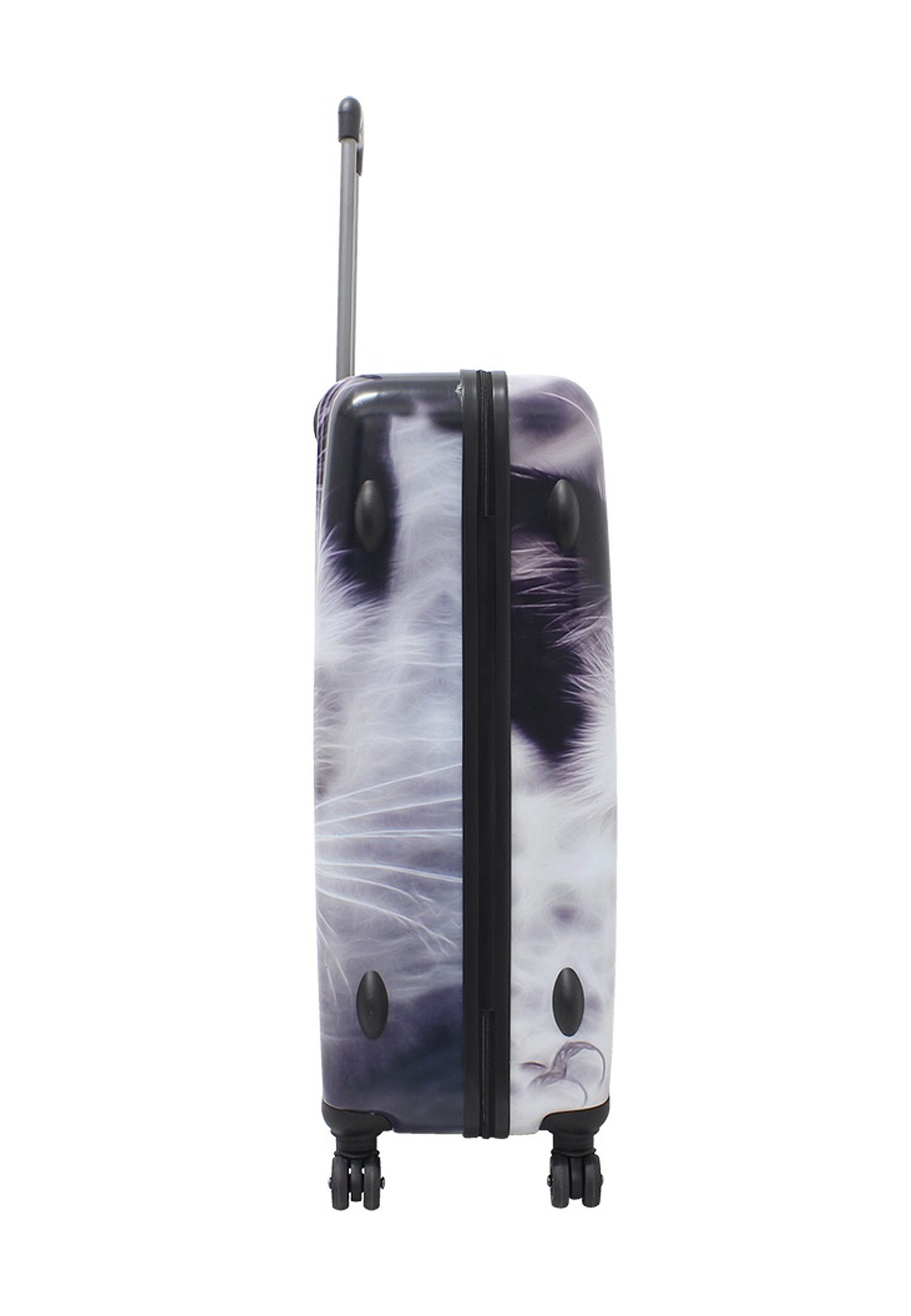 Saxoline® Koffer White Cat, mit niedlichem Katzenmotiv