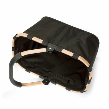 REISENTHEL® Einkaufskorb carrybag frame gold mit cover