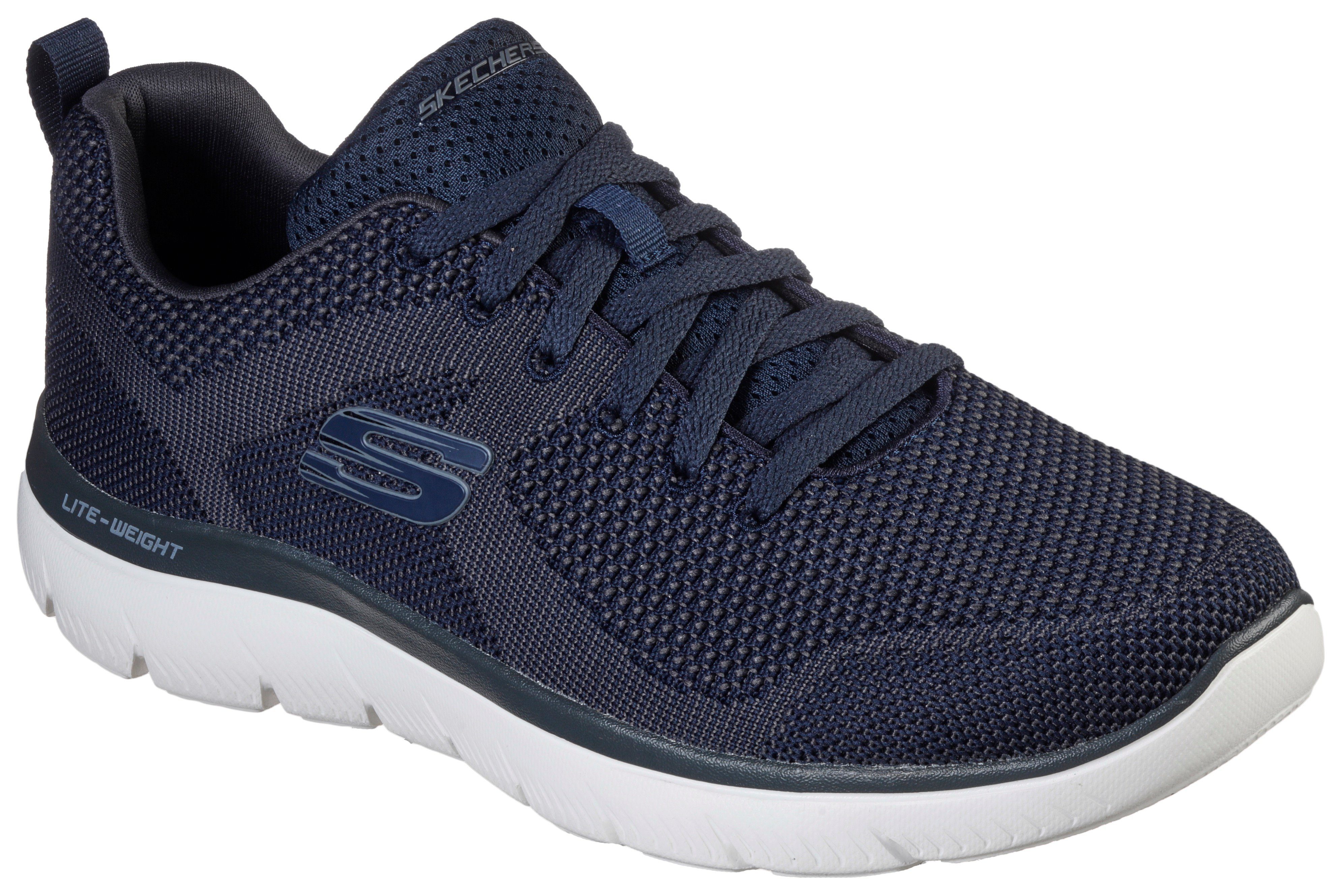 Skechers SUMMITS Sneaker mit gepolstertem Schaftrand navy