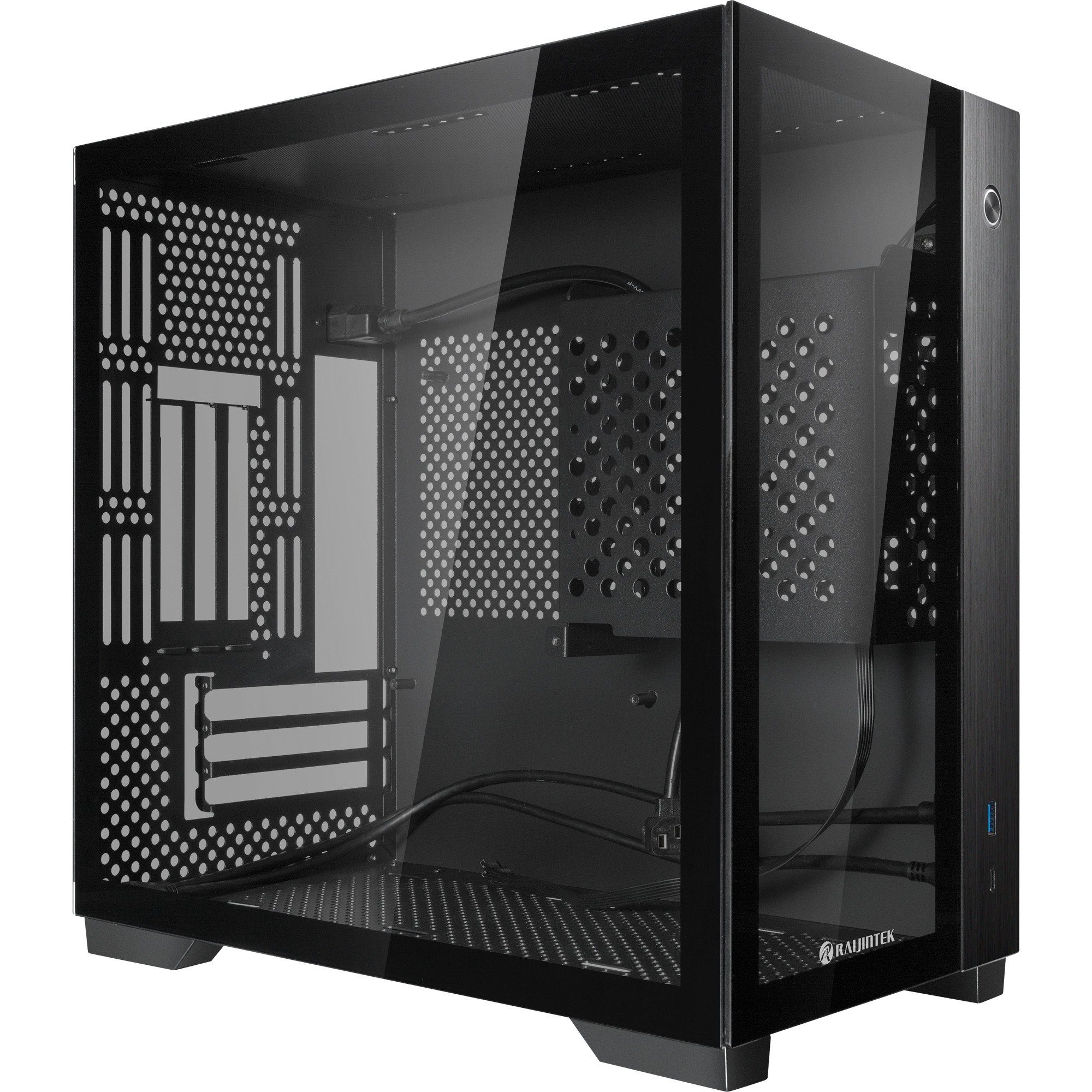 PC-Gehäuse RAIJINTEK PAEAN MINI, Tower-Gehäuse, (Tempered