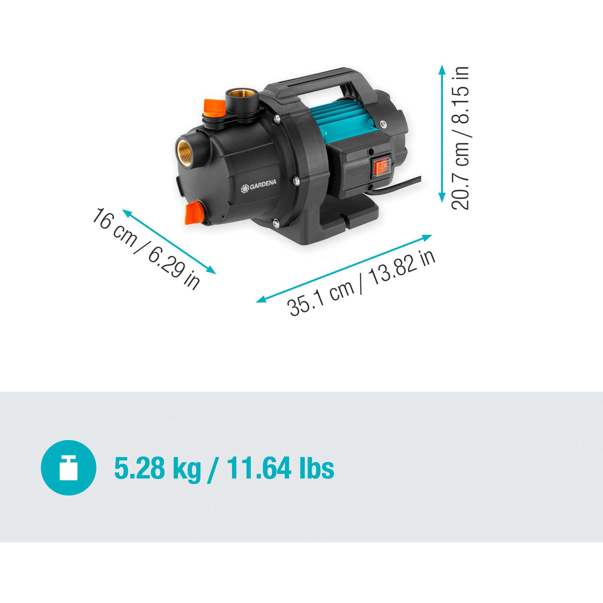 GARDENA Gartenpumpe GARDENA Gartenpumpe 3000/4 BASIC, günstig online kaufen