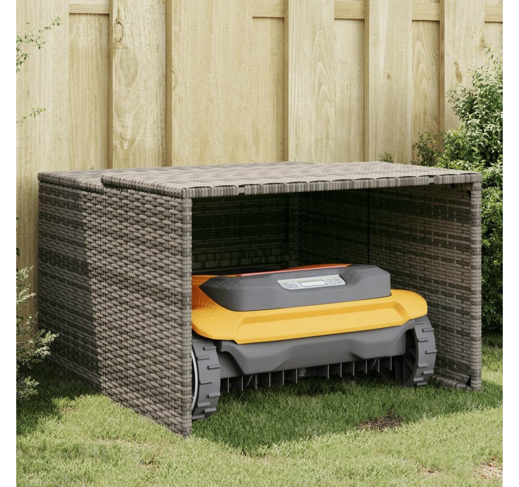 vidaXL Mähroboter-Garage, Mähroboter-Garage Grau 86x90x52/57 cm Poly Rattan vidaXL Mähroboter-Garage, Mähroboter-Garage Grau 86x90x52/57 cm Poly Rattan