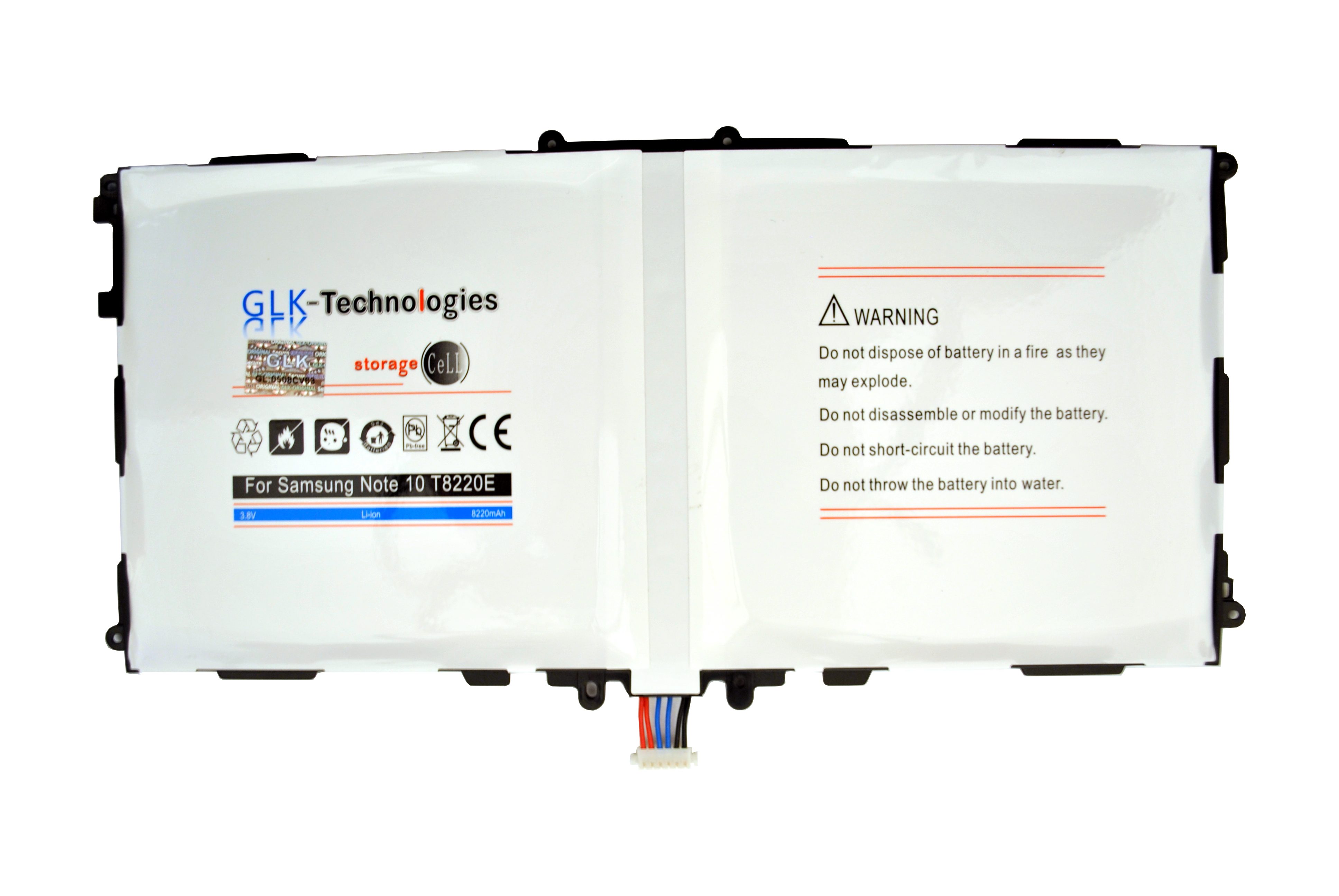 GLK-Technologies Akku Kapazität, Tablet-Akku kompatibel V) High Galaxy SM Power 8220 T8220E, mAh 2014 mit SM-P600/ Original (3.8 Werkzeugset T8220, Note 10.1 Samsung Batterie, GLK-Technologies® inkl 8220 P605 SM-P601/ mAh