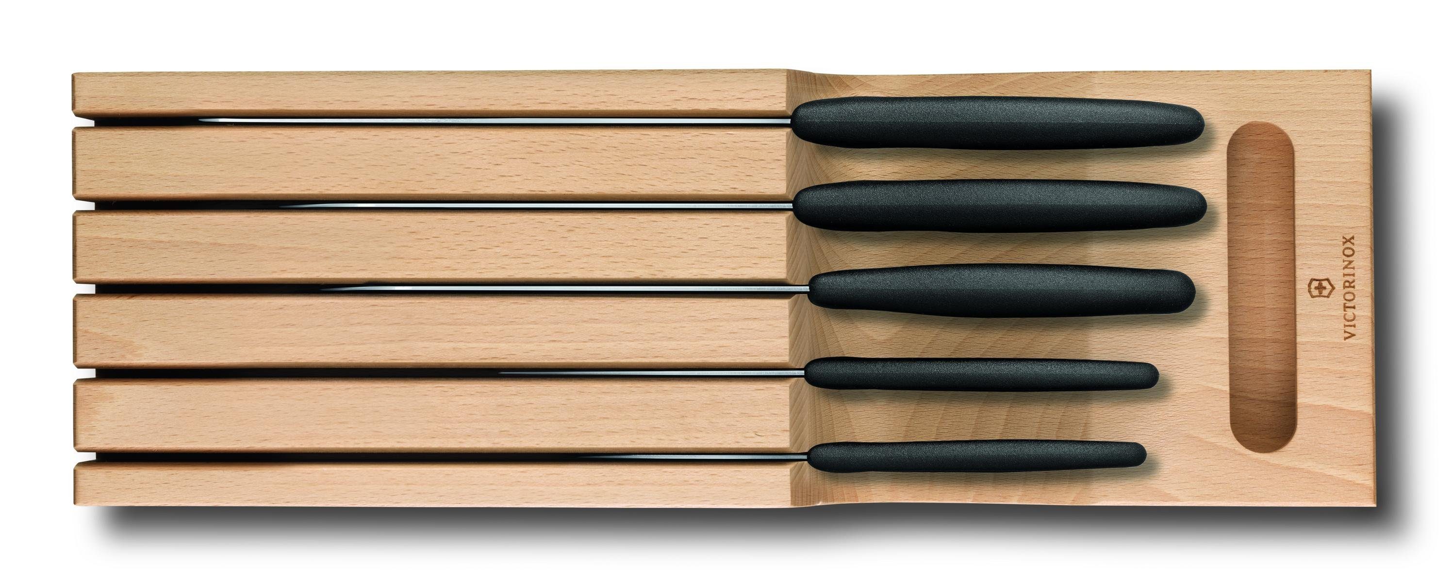 5-teilig Classic Victorinox Swiss Schubladen-Messerhalter, Taschenmesser