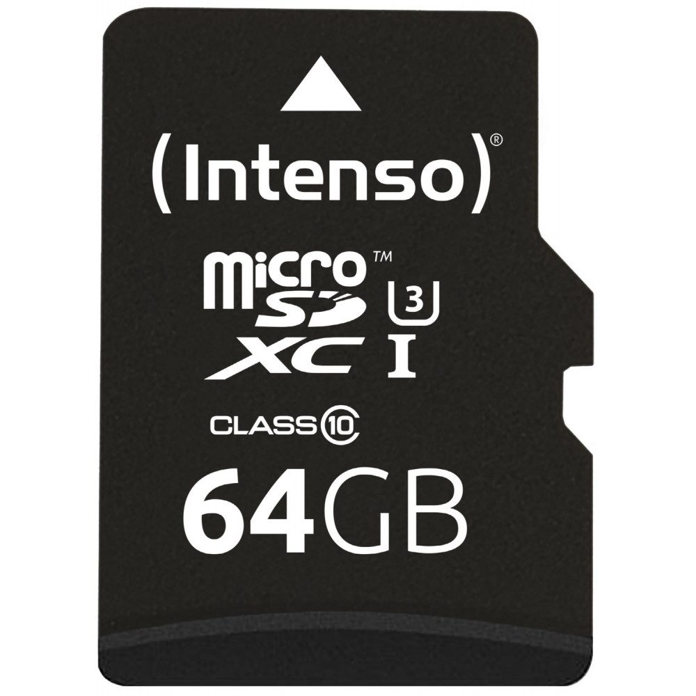 Intenso Intenso microSDXC 64GB Speicherkarte Speicherkarte (64GB GB, Hohe Kapazität)