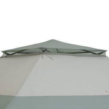 tectake Pavillon Carabobo, mit 4 Seitenteilen, (Set inkl. Seitenteile), faltbar