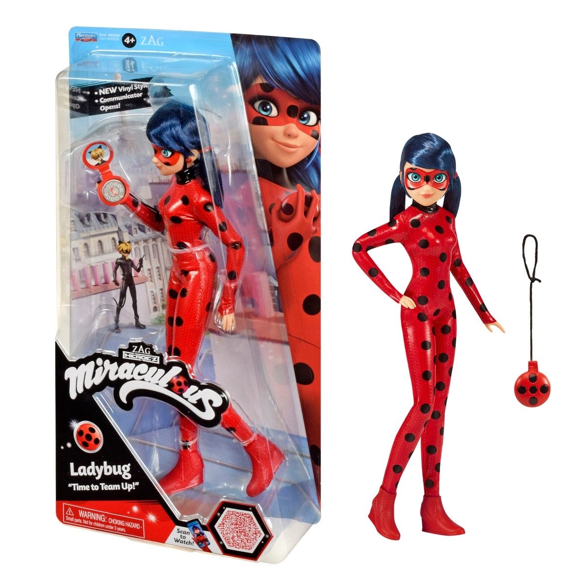 Bandai Anziehpuppe Puppe Miraculous Ladybug 26cm