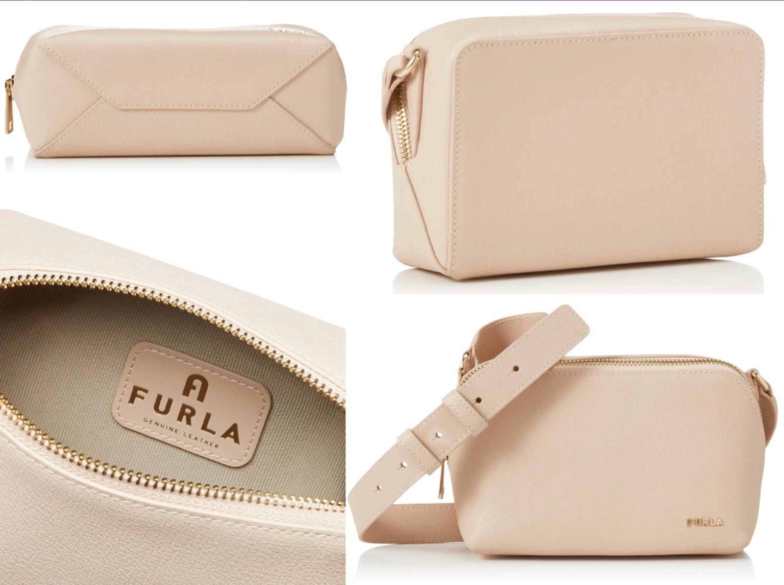 Furla Schultertasche LA PIUMA W Leather Bag Shoulder-Bag Hand-Tasche Schultertasche Tote