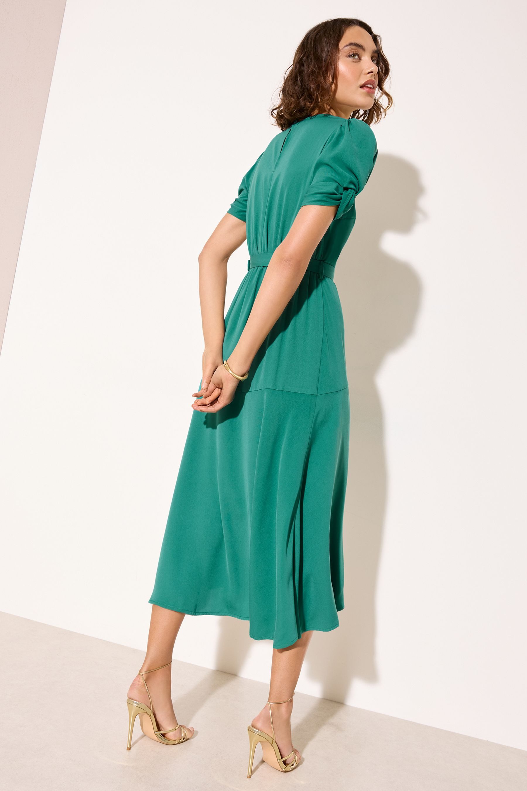 Friends Like These Midikleid Friends Like These Kurzarm-Midikleid, Regular günstig online kaufen