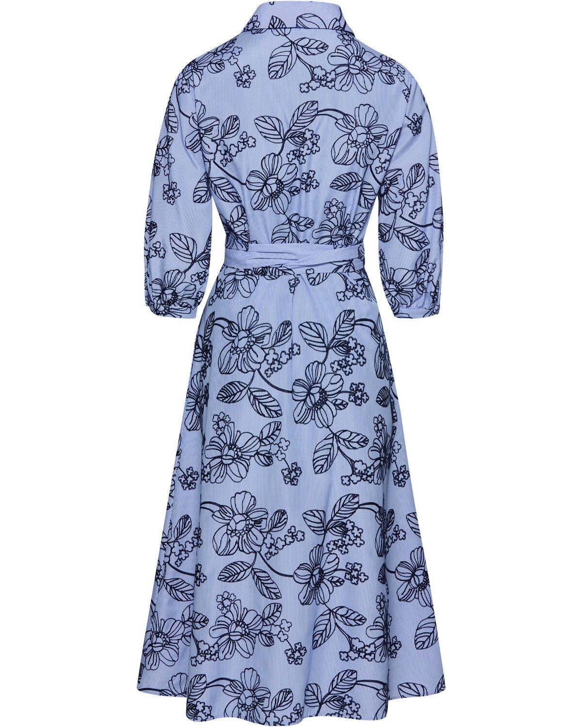 White Label Wickelkleid Wickelkleid mit Blumenstickerei