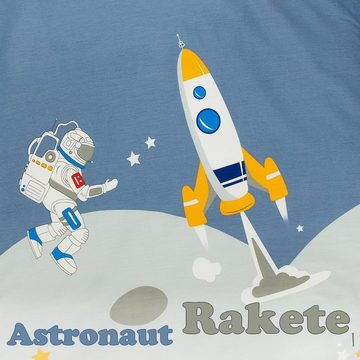 Kinderbettwäsche »YZTX«, KEAYOO, Astronaut und Rakete Muster 100% Baumwolle für Kinder