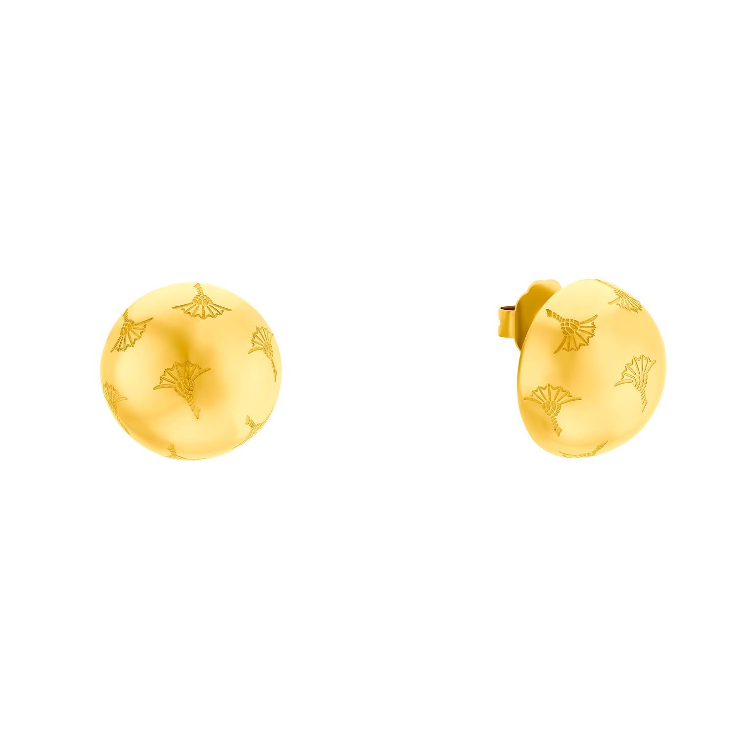 JOOP! Paar Ohrstecker JOOP! Ohrstecker 2036803 Edelstahl gold plattiert (kein Set, 2-tlg., inkl. edelm Schmucketui)