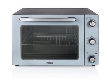 PRINCESS Minibackofen, Kleiner Tisch-Backofen Mini-Ofen mit 45L Umluft & Timer Pizzabackofen