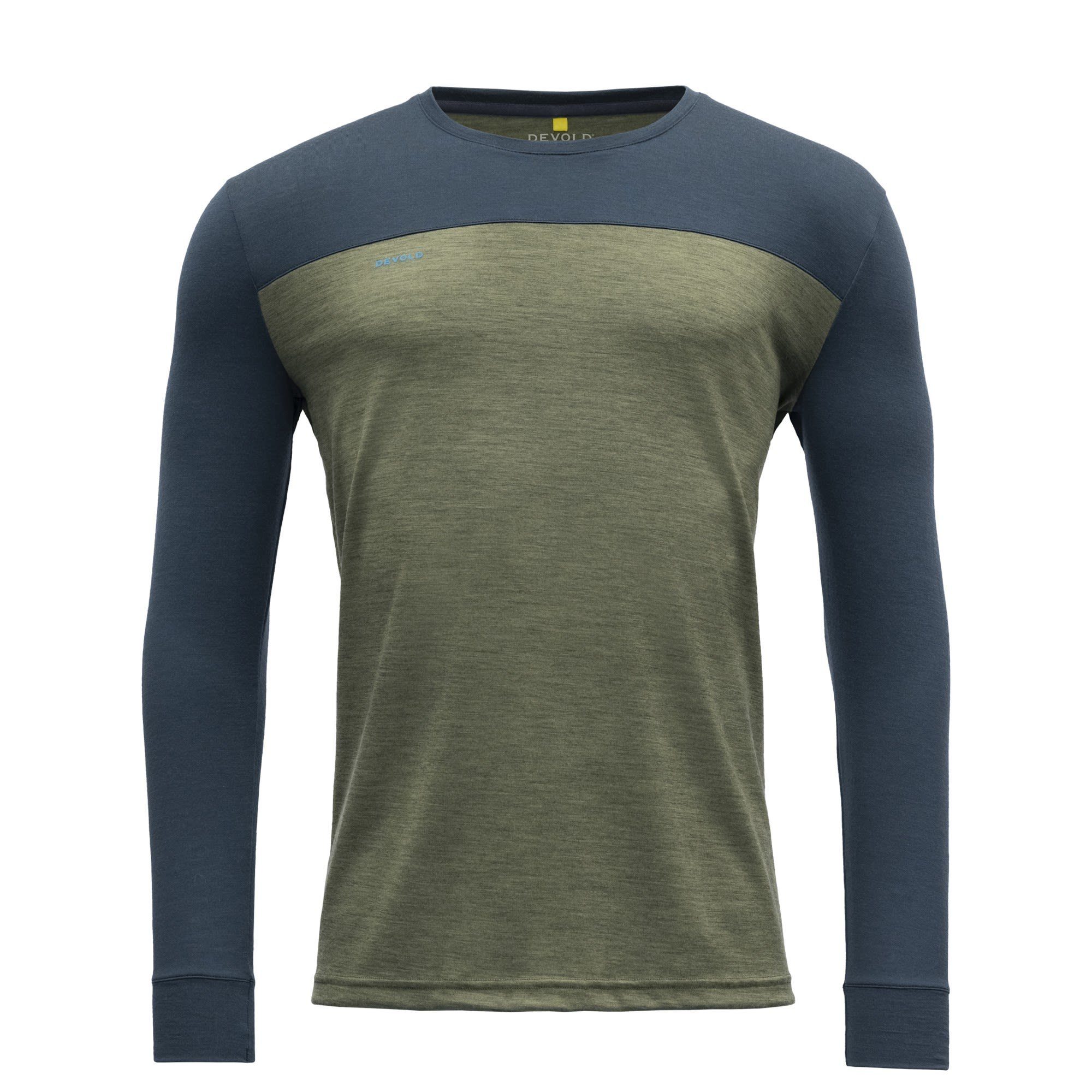 Melange Merino Grey Devold Shirt M 150 Herren Langarmshirt Lichen Norang - Devold