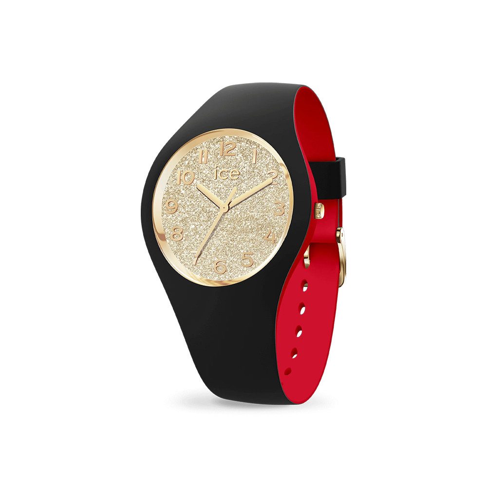 Quarzuhr Ice-Watch Ice Loulou Black Gold Glitter (S) 022325