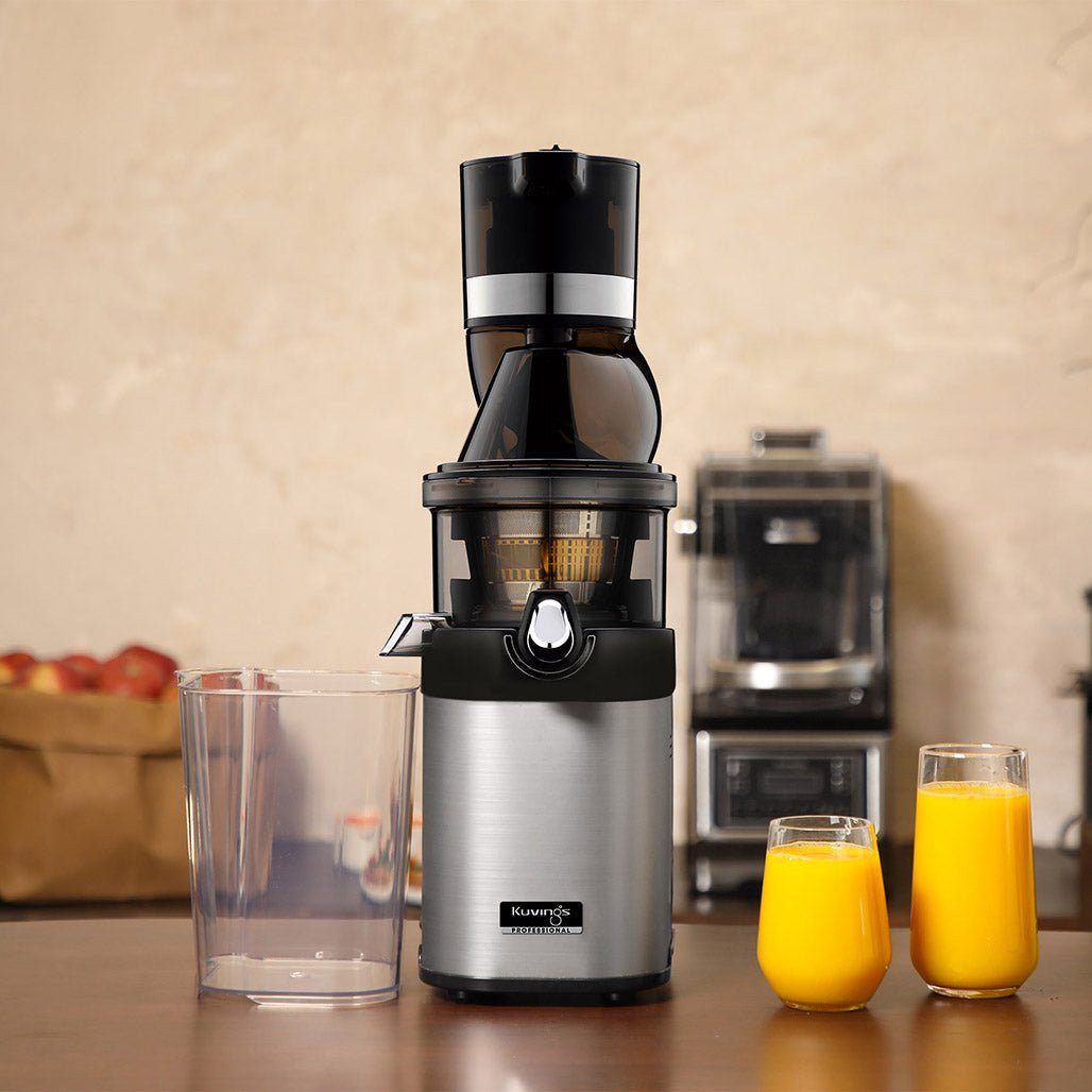 Kuvings Slow Juicer Whole Slow Juicer Chef CS600, 200,00 W, Mastizierender Kaltpress-Entsafter