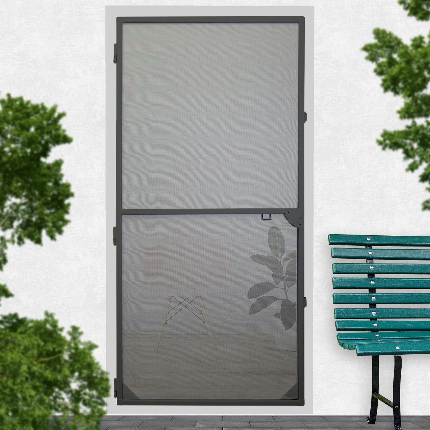 Nematek Insektenschutz-Tür Nematek Insektenschutz Alu Rahmen System Türen bis max. 120 x 240 cm