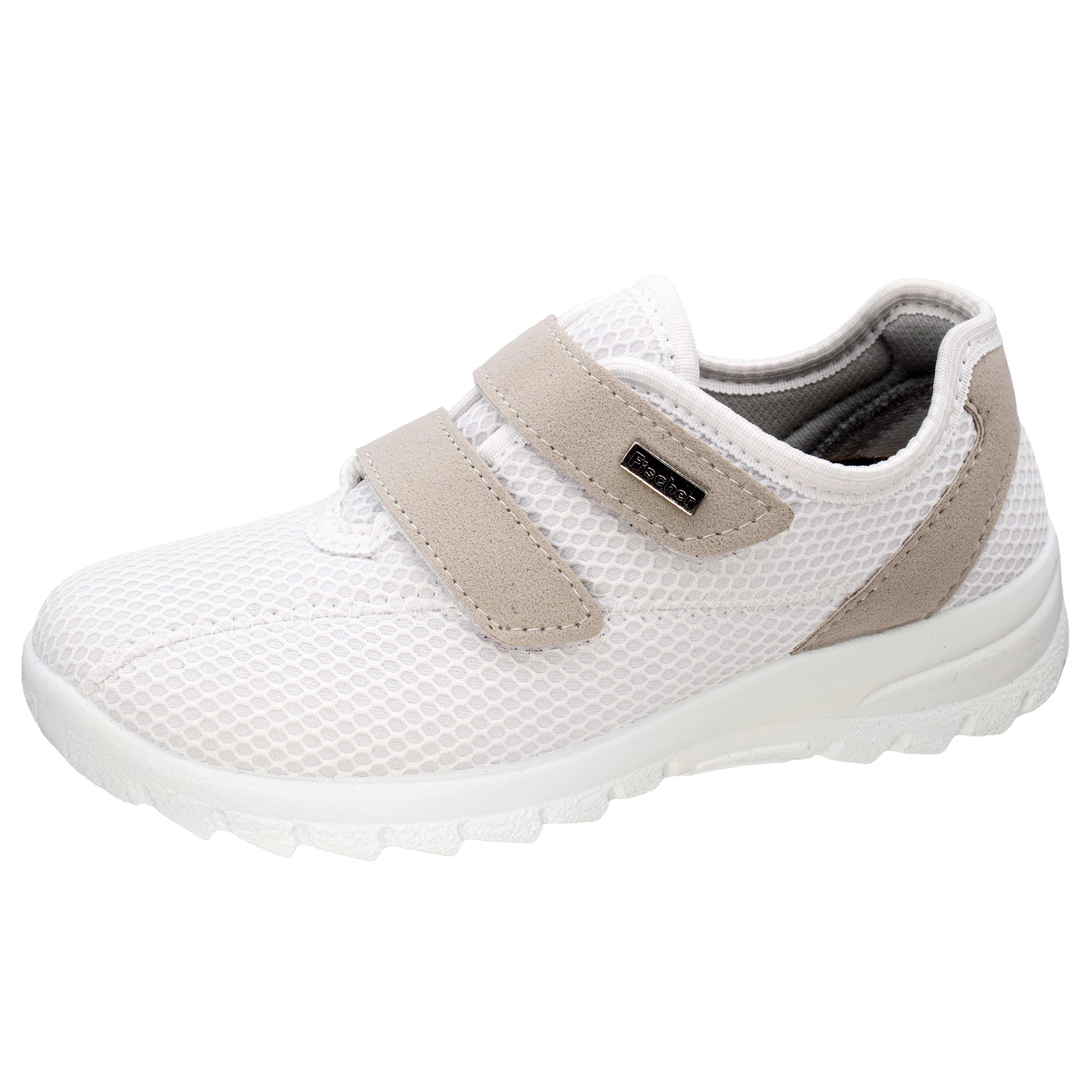 Fischer-Markenschuh Ortho Aktiv Klettschuh aus Mesh, mit Klettverschluss, Einlegesohle herausnehmbar