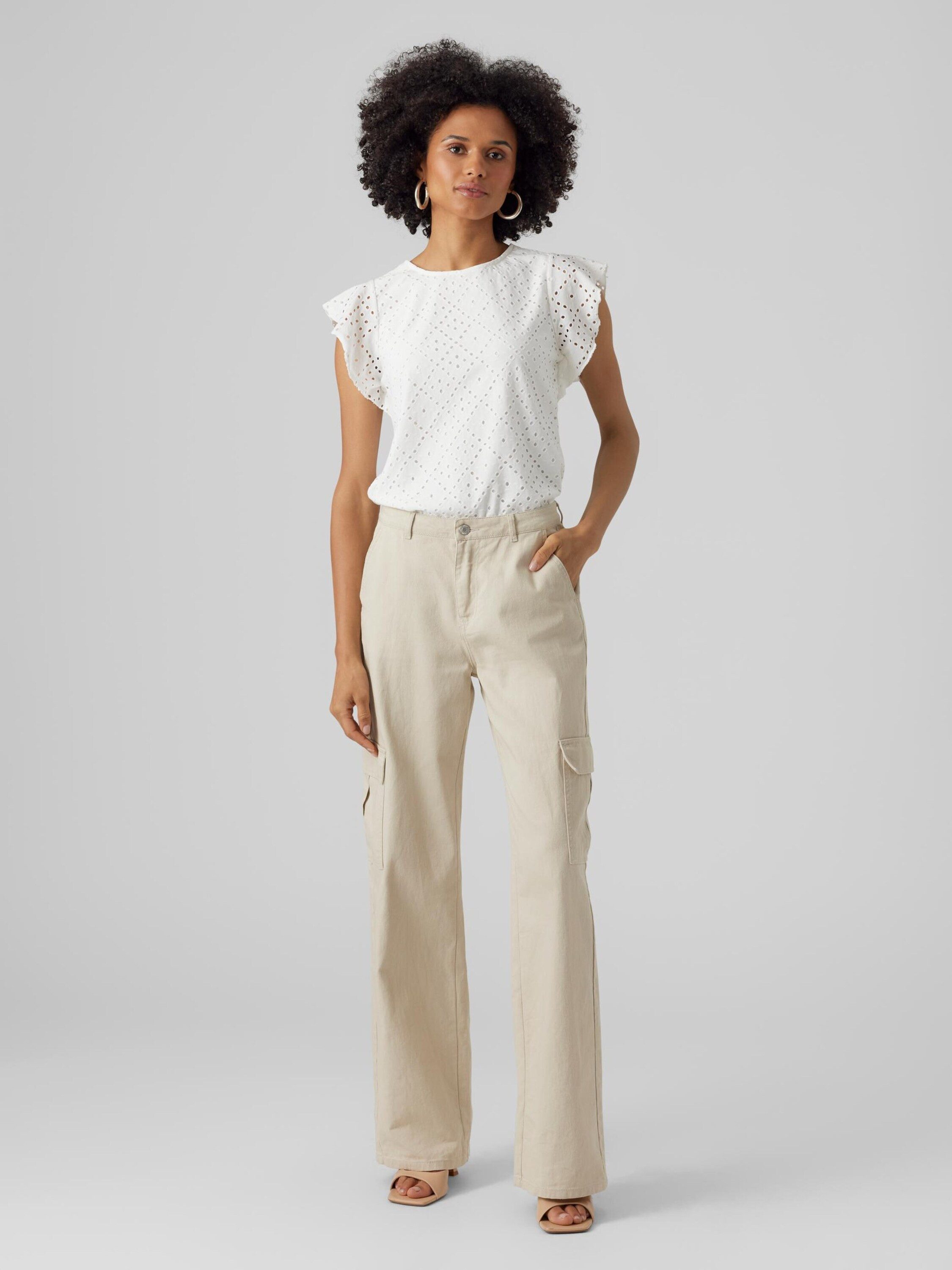 Vero Moda Funktionsbluse Tassa (1-tlg) Lochmuster – Bild 4 von 5