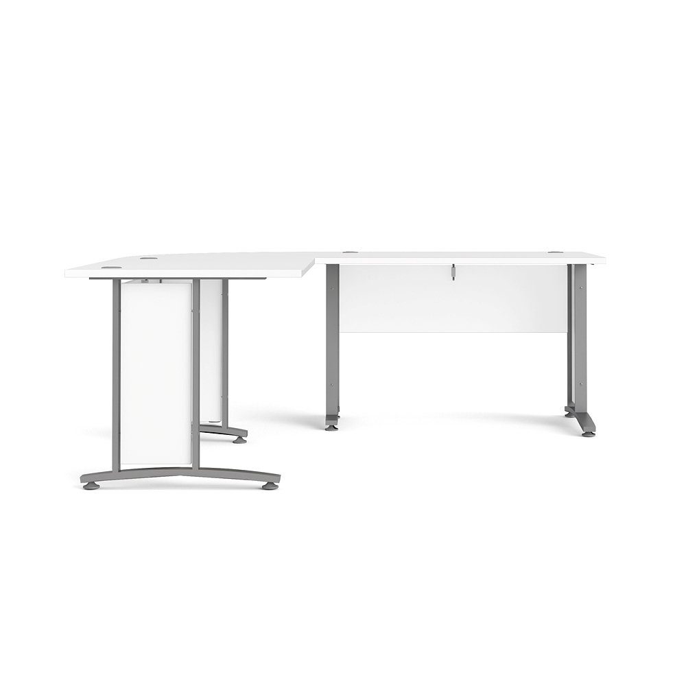 Prisme Schreibtisch Eckschreibtisch weiss ebuy24