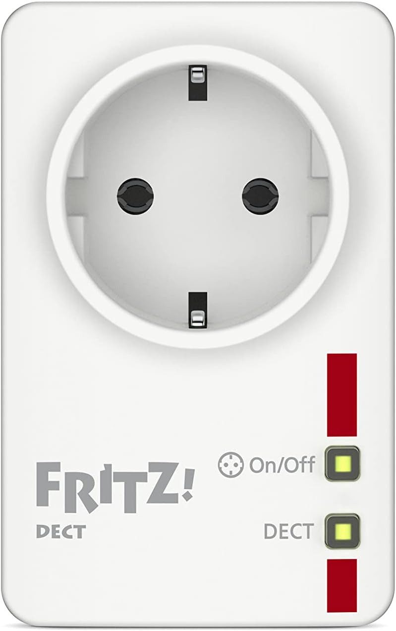 Fritz! Steckdose FRITZ!DECT 200 Smart Home intelligente Steckdose, Steuerung per PC, Notebook, FRITZ!Fon, Smartphone oder Tablet