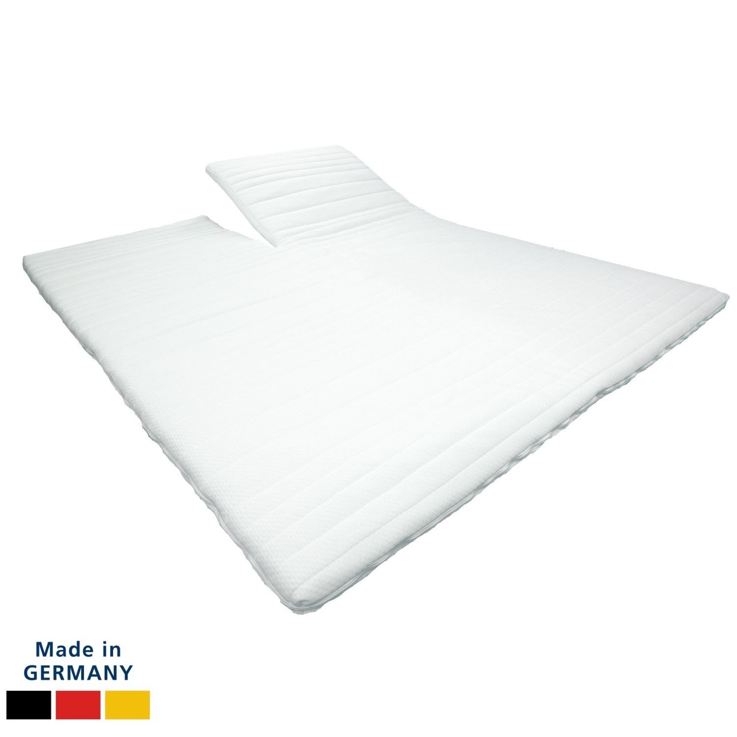 AM Qualitätsmatratzen, Topper Weich & Anpassungsfähig, Split Topper für Matratzen & Boxspringbetten, 6 cm hoch, Komfortschaum, 160x200 cm
