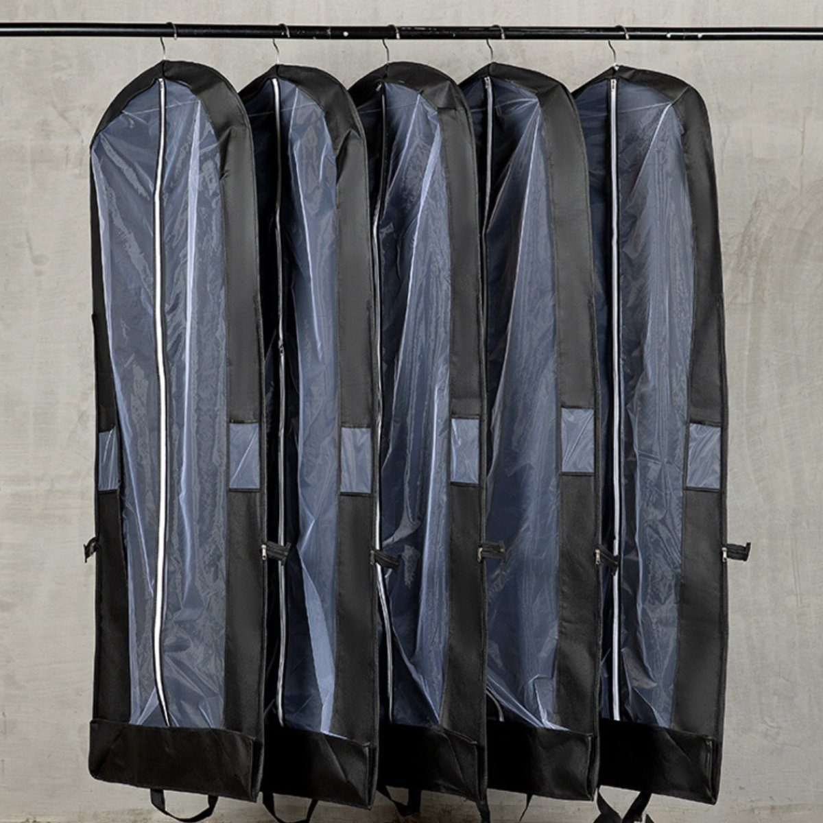 Jormftte Kleidersack Faltbar mit Reißverschluss,Transport Kleidersack Atmungsaktiver